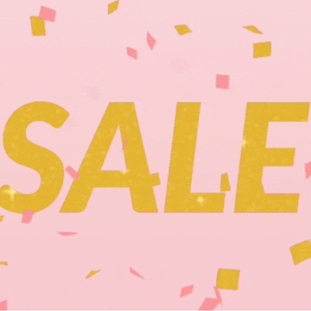 Pink and Gold SALE Display